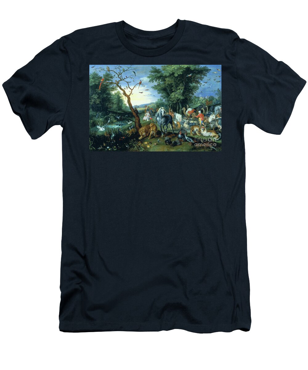 1 the Entry of the Animals Into Noahs Ark Jan Brueghel the Younger T-Shirt