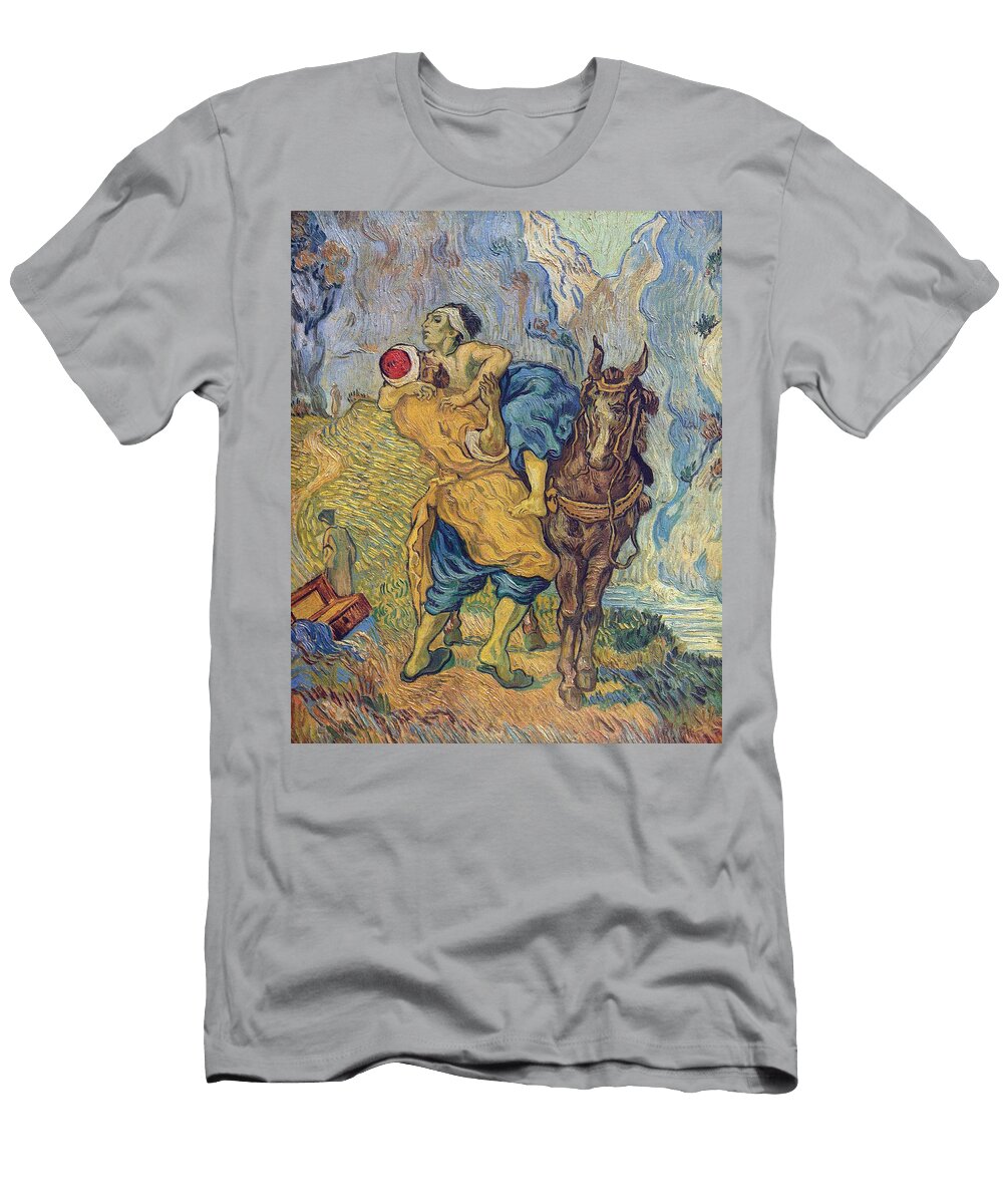1 the Good Samaritan After Delacroix 1890 Vincent Van Gogh T-Shirt