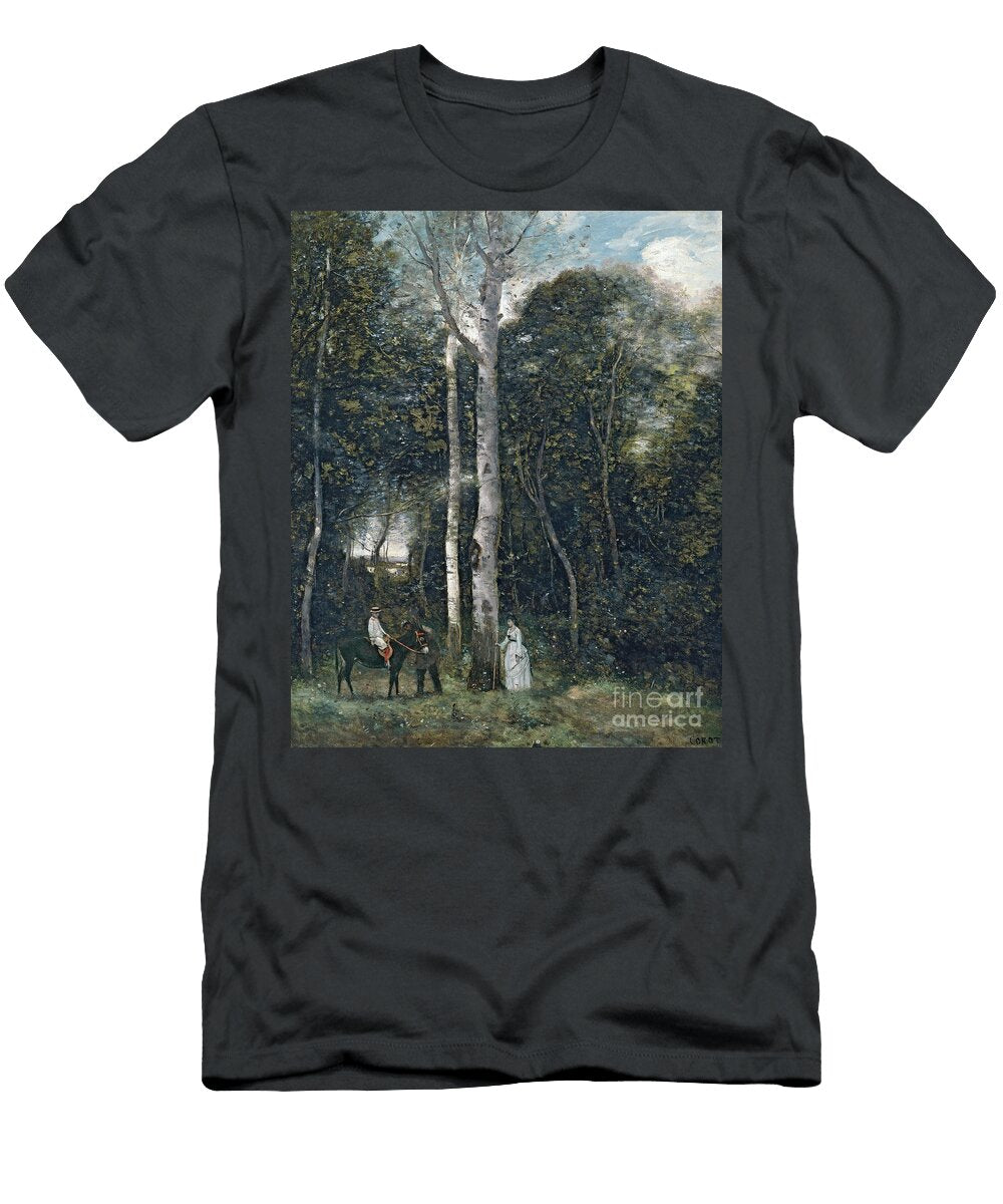 1 the Parc Des Lions At Port Marly Jean Baptiste Camille Corot T-Shirt