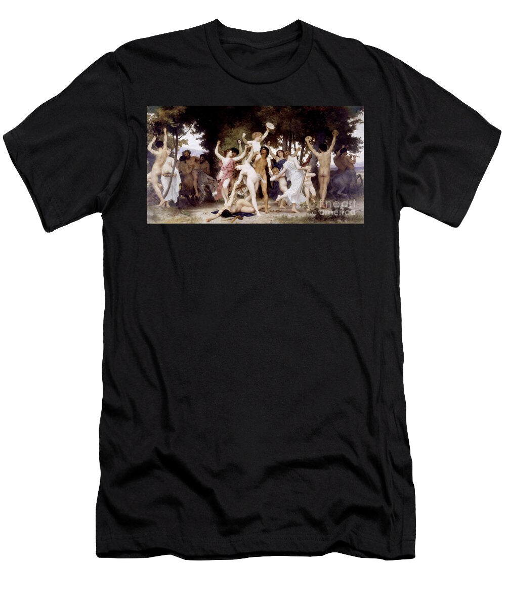 1 the Youth of Bacchus William Adolphe Bouguereau T-Shirt