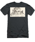 1 Three Children Playing with a Donkey Trois Enfants Jouant Avec Un Ane Th Odore G Ricault Nicolas Toussaint Charlet T-Shirt