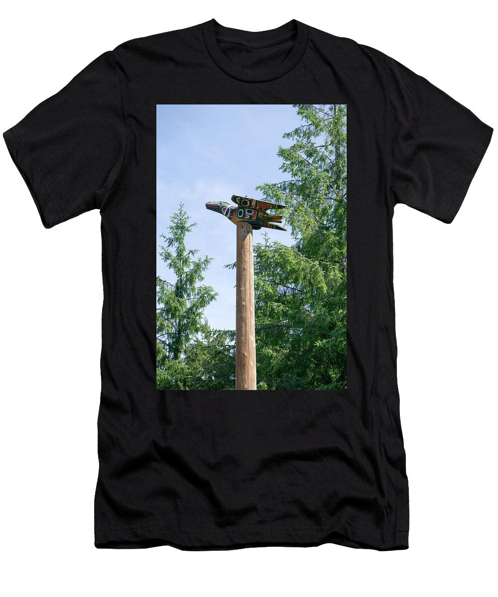 1 Totems Art and Carvings At Saxman Village in Ketchikan Alaska Alex Grichenko T-Shirt