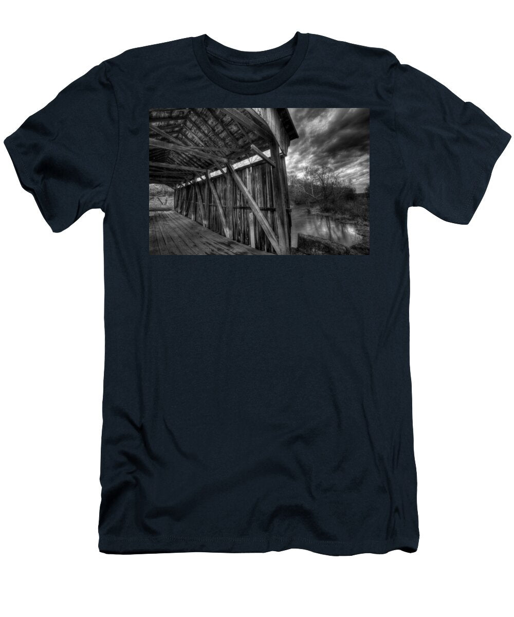 1 Trinity Road Covered Bridge David Dufresne T-Shirt
