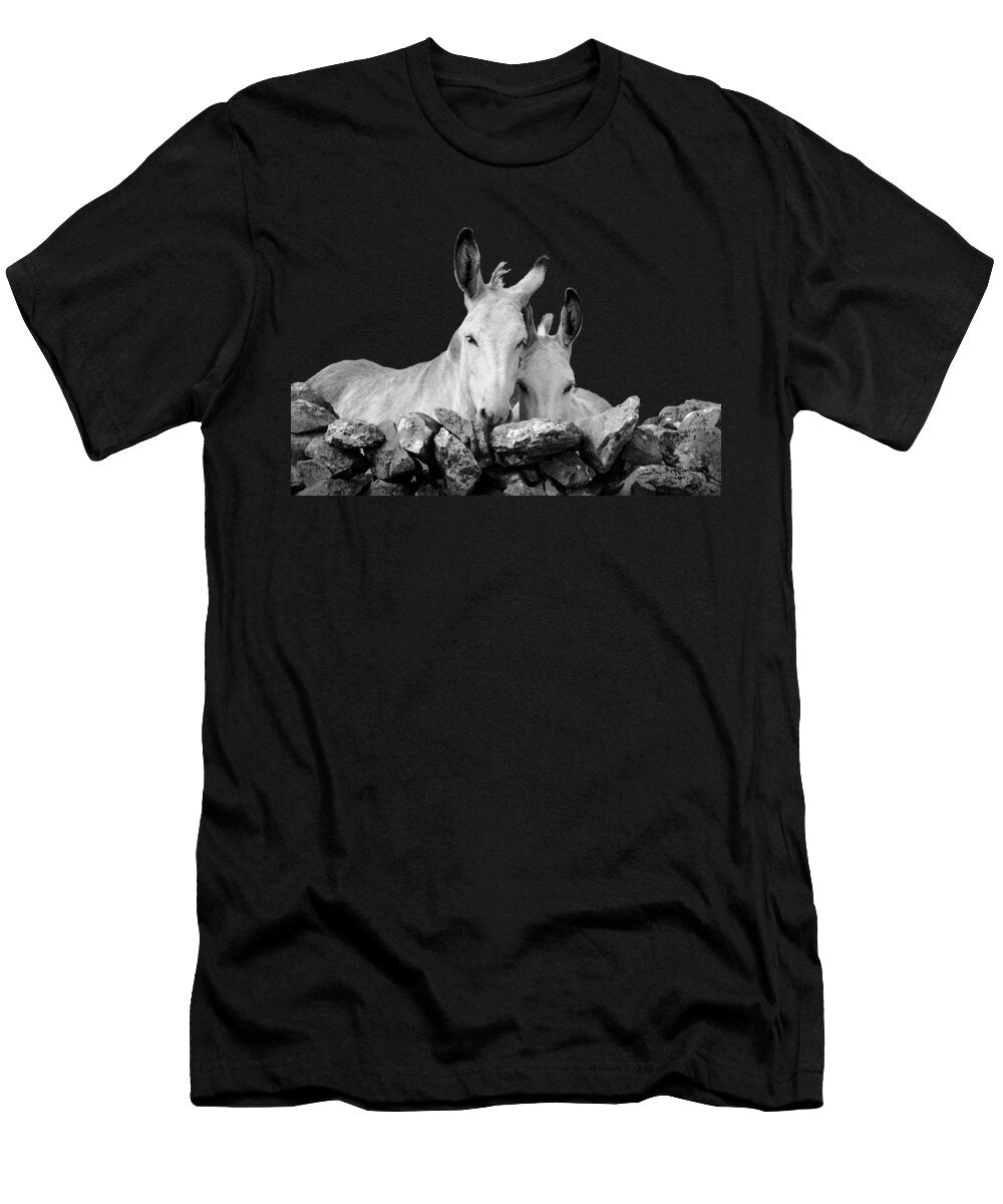 1 Two White Irish Donkeys Ricardmn Photography T-Shirt
