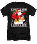 1 Ugly Xmas Sweater Style Santa Riding Hamster Christmas Thepassionshop T-Shirt