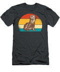 1 Vintage Sunset Ferret I Love My Ferret Finlay Heidi T-Shirt