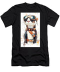 1 Watercolor Ferret Portrait with Aviator Glasses Clint Mclaughlin T-Shirt
