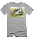 1 Watercolor of a Cute Little Hedgehog on a Grass Background N Akkash T-Shirt