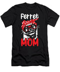 1 Womens Ferret Mom Red Bandanna Funny Weasel Haselshirt T-Shirt