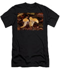 1 Wood Hedgehog Edible Mushrooms Among Leaf Litter in Dense Nick Upton Natureplcom T-Shirt