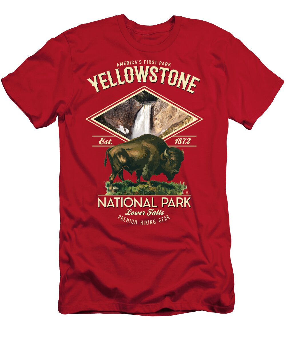1 Yellowstone National Park Gary Grayson T-Shirt