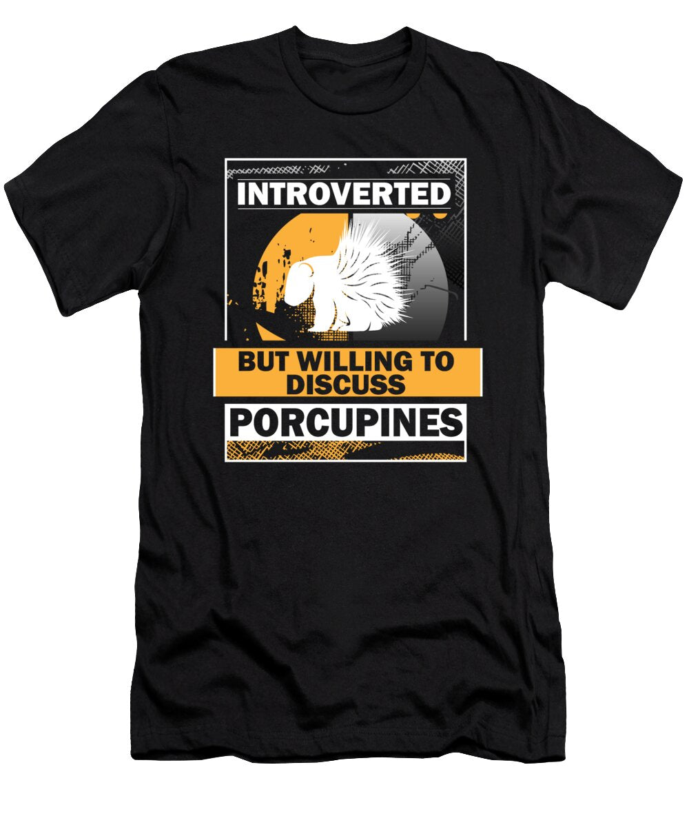 10 Porcupine Crazy Squirrel T-Shirt