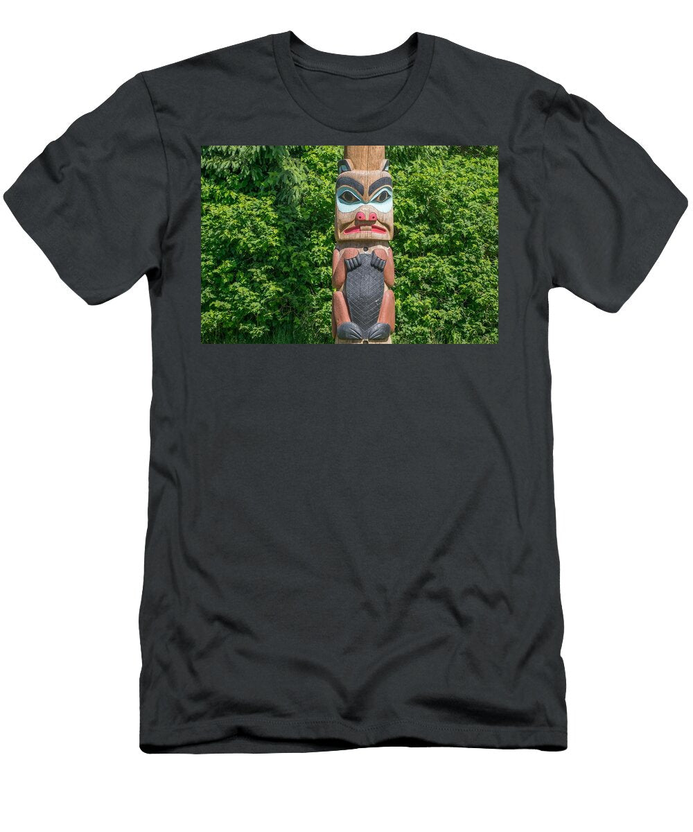 10 Totems Art and Carvings At Saxman Village in Ketchikan Alaska Alex Grichenko T-Shirt