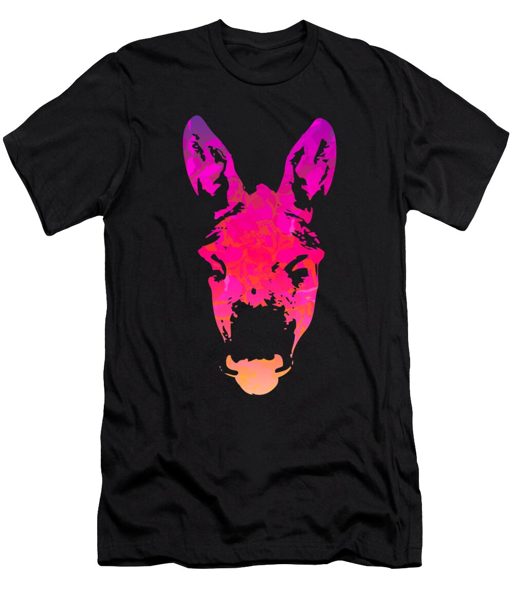 11 Abstract Donkey Illustration Calnyto T-Shirt