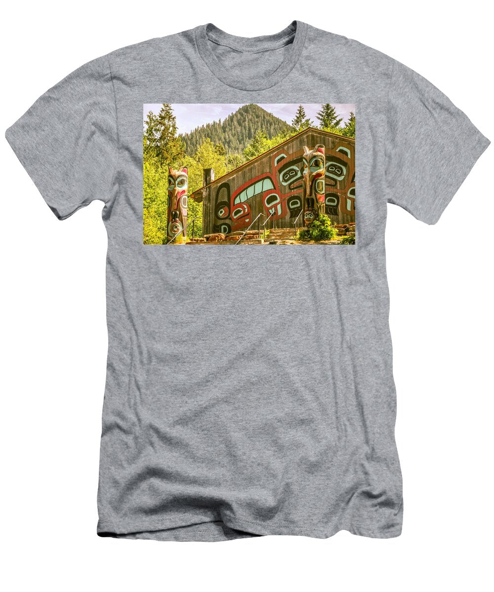 11 Totems Art and Carvings At Saxman Village in Ketchikan Alaska Alex Grichenko T-Shirt