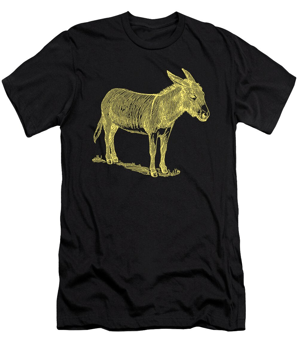 12 Abstract Donkey Illustration Calnyto T-Shirt