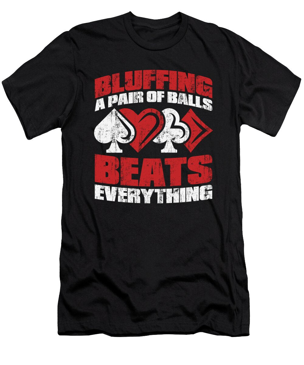 123 Poker Jonathan Kraske T-Shirt