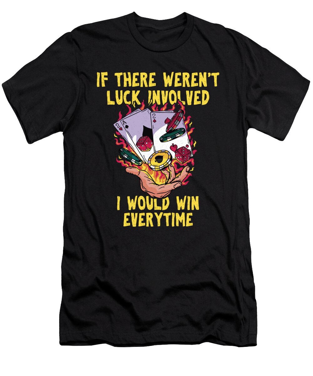 15 Poker Crazy Squirrel T-Shirt