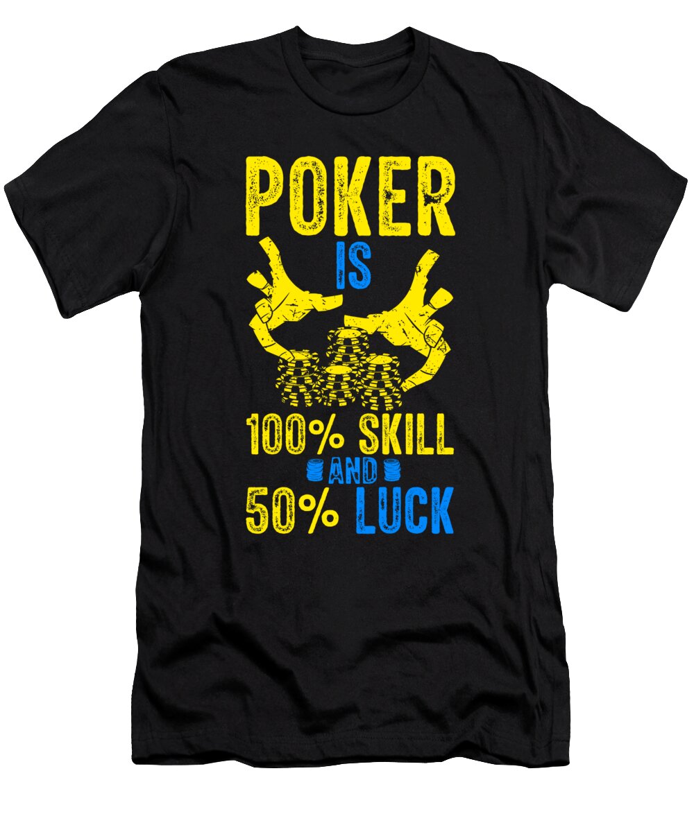 16 Poker Crazy Squirrel T-Shirt
