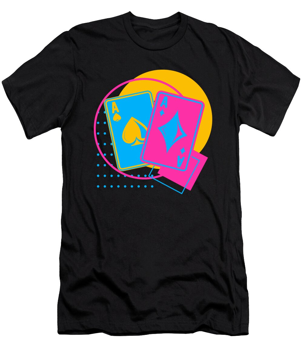 16 Retro Vintage Poker Jonathan Kraske T-Shirt