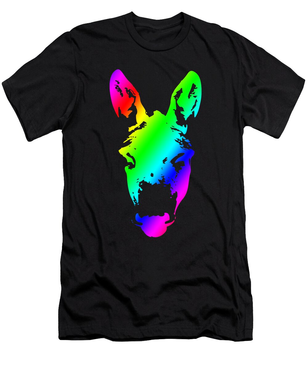 17 Abstract Donkey Illustration Calnyto T-Shirt