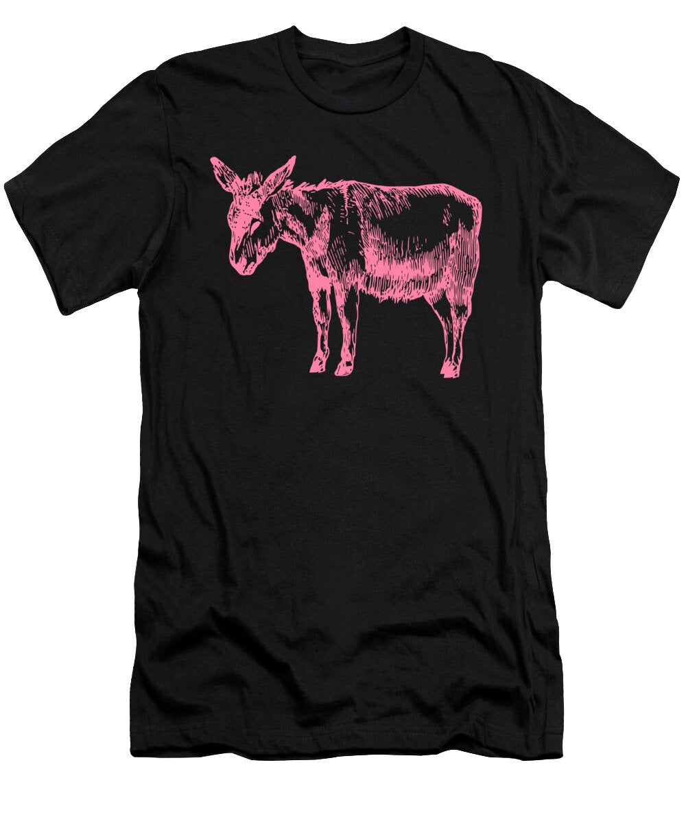 18 Abstract Donkey Illustration Calnyto T-Shirt