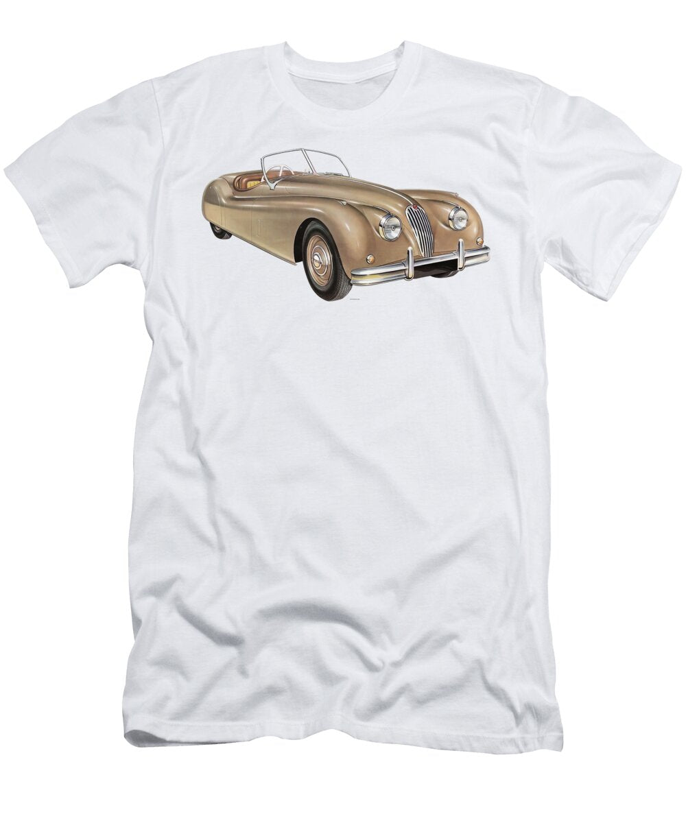 1955 Jaguar Xk140 Roadster Retrographs T-Shirt