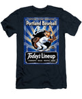 1957 Portland Beavers Pcl Baseball Club Magazine Scorecard Vs Phoenix Redux Robert Williams T-Shirt