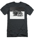 1960s Two Hamsters Sitting on Textured Vintage Images T-Shirt