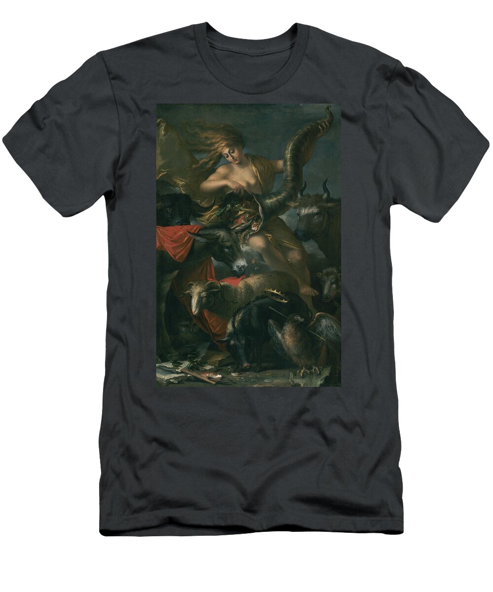 2 Allegory of Fortune Salvator Rosa T-Shirt