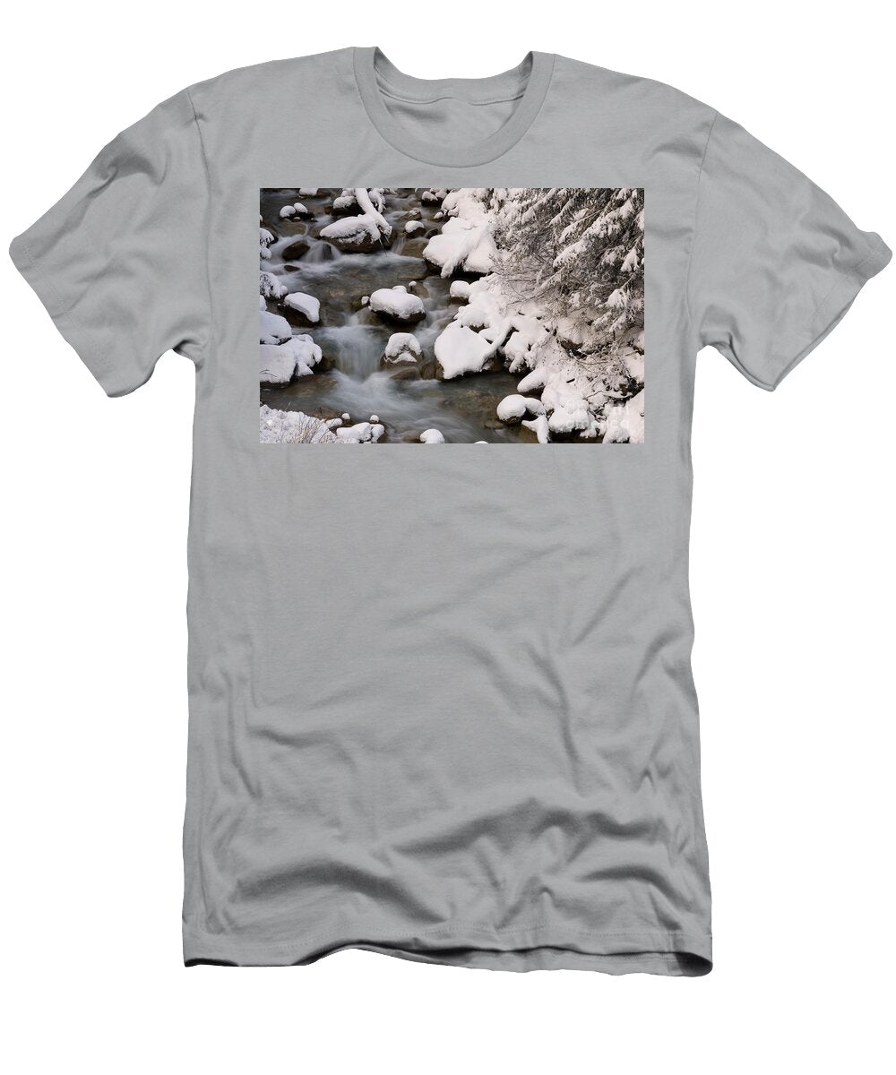 2 Alpine River Val Ferret Valle Daosta Italy T-Shirt