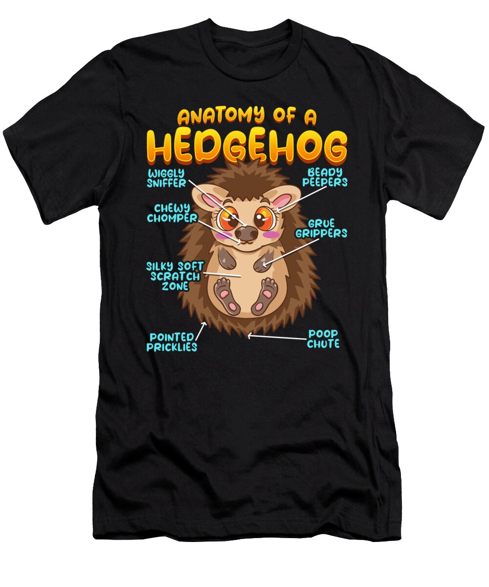 2 Anatomy of a Funny Hedgehog Tshirtoftheyear Lejan T-Shirt