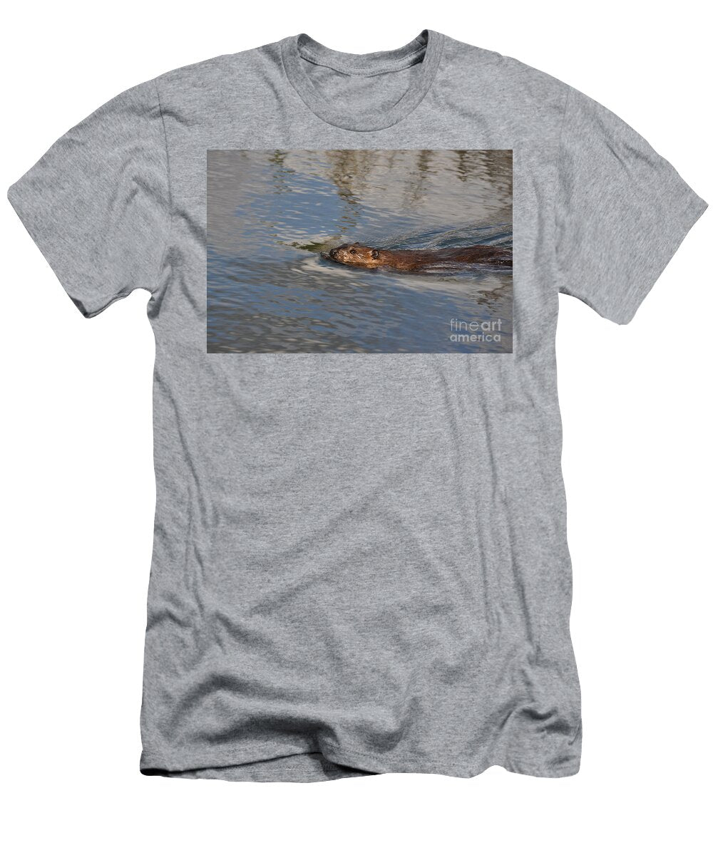 2 Beaver Castor Canadensis Ron Sanford T-Shirt