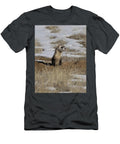 2 Black Footed Ferret Leaving a Black Tailed Prairie Dog Charlie Summers Natureplcom T-Shirt