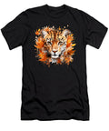 2 Cheetah Cub Autumn Baby Leopard Safari Watercolor Heidi Joyce T-Shirt