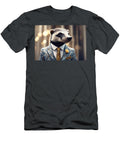 2 Classy Animal Honey Charismatic Anthropomorphic Badger Tie Dressed Elegant Suit High Patterned Portrait Attitude Posing Human Fashion Confident Raccoon Wafe Akkash T-Shirt