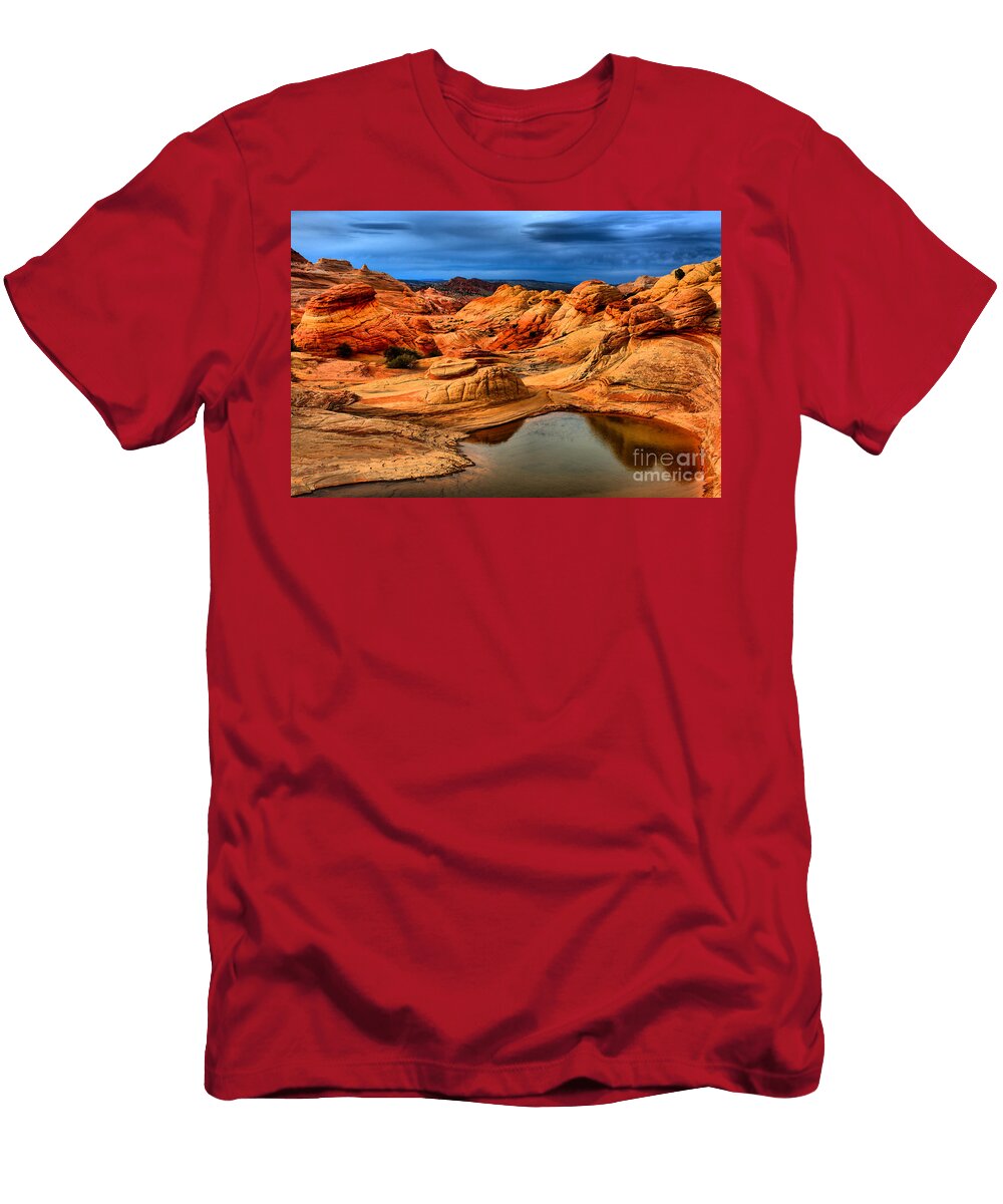 2 Coyote Buttes Reflections Adam Jewell T-Shirt
