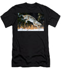 2 Coyote Hunting After a Fresh Snowfall Yellowstone National George Sanker Natureplcom T-Shirt