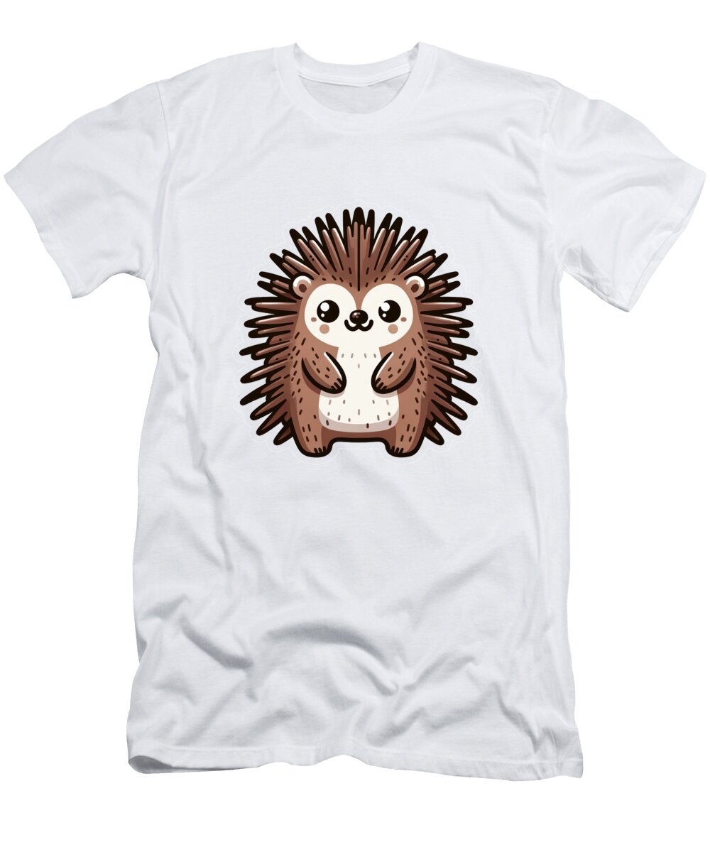 2 Cute Cartoon Hedgehog Ananta Rin T-Shirt
