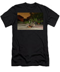 2 European Hedgehog Feeding From Bowl in Urban Garden Terry Whittaker Natureplcom T-Shirt