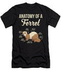 2 Ferret Anatomy Funny Animal Lover Furry Wildlife Gift Haselshirt T-Shirt