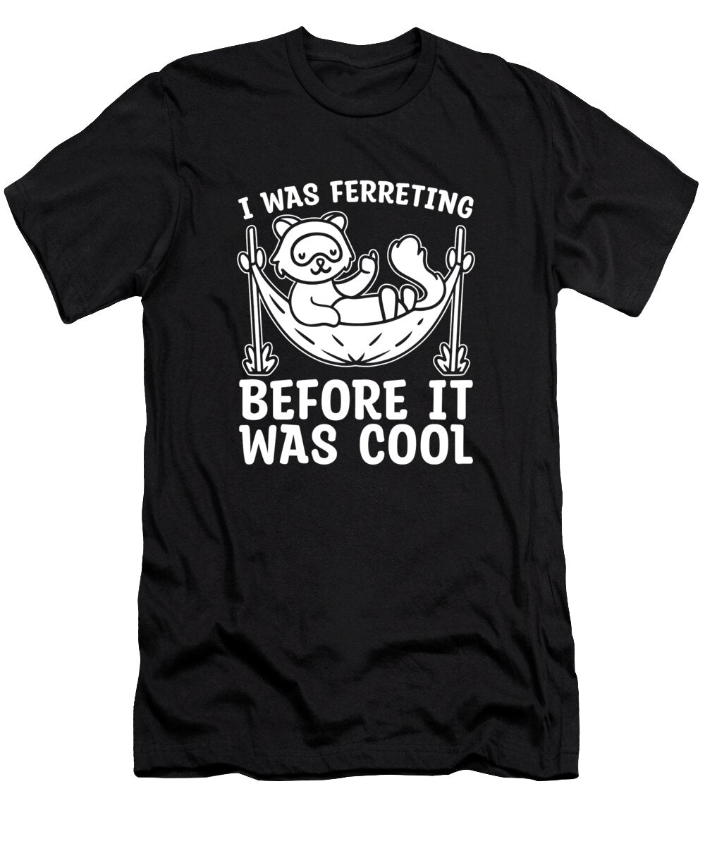 2 Ferret Weasel Furry Animal Ferret Crazy Squirrel T-Shirt