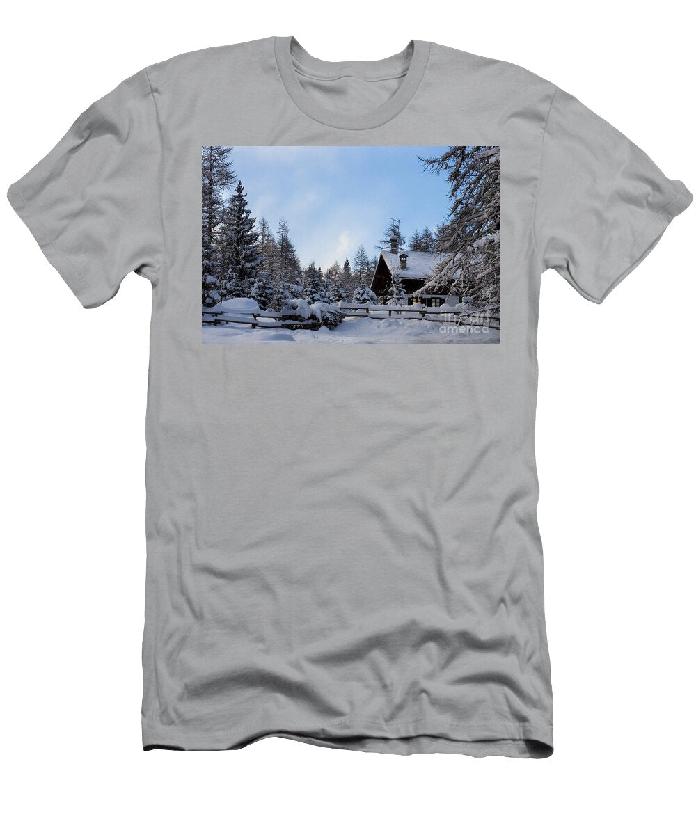2 Foreshortening Courmayeur Val Ferret Valle Daosta Italy T-Shirt