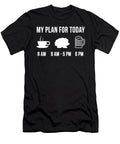 2 Funny Hedgehog Animal Zookeeper Wildlife My Plan for Today Lukas Davis T-Shirt