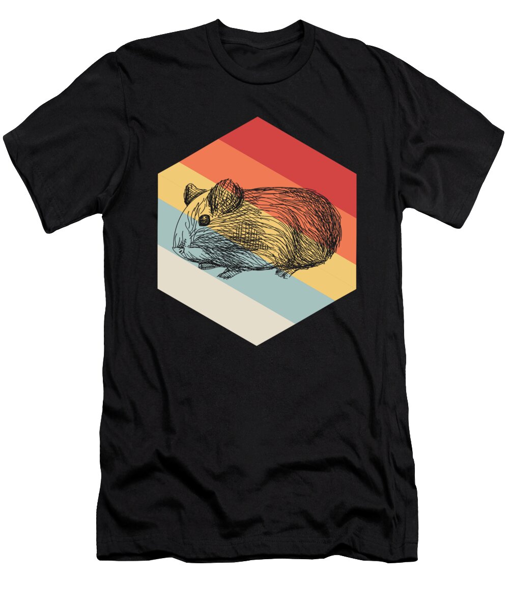 2 Guinea Pig Hamster Gift for Guinea Pig Lovers Raphaelartdesign T-Shirt