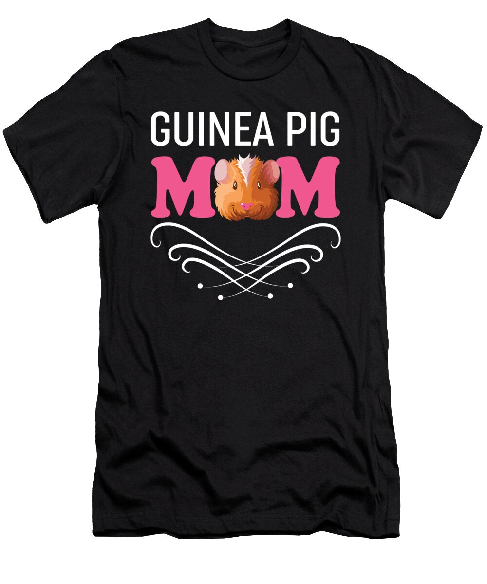 2 Guinea Pig Pet Hamster Gift for Guinea Pig Lovers Raphaelartdesign T-Shirt