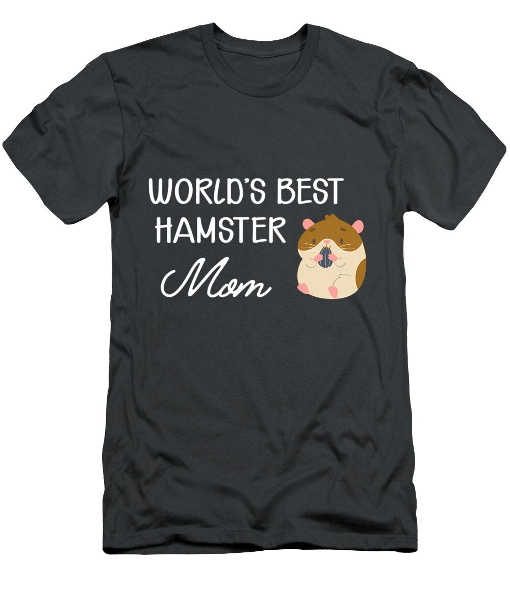 2 Hamster Mom Worlds Best Hamster Mom Sibainu T-Shirt
