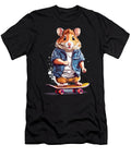 2 Hamster Riding a Skateboard Thepassionshop T-Shirt