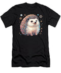 2 Hedgehog Boho Woodland Animal Festive Watercolor Heidi Joyce T-Shirt
