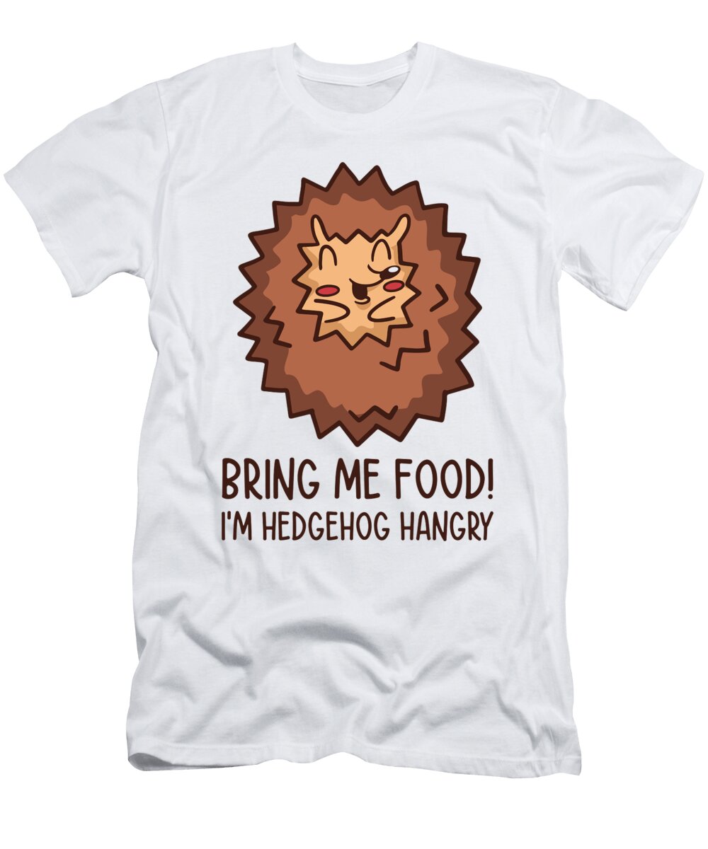 2 Hedgehog Cute Animal Hangry Hedgehog Owner Pet Food Toms Store T-Shirt